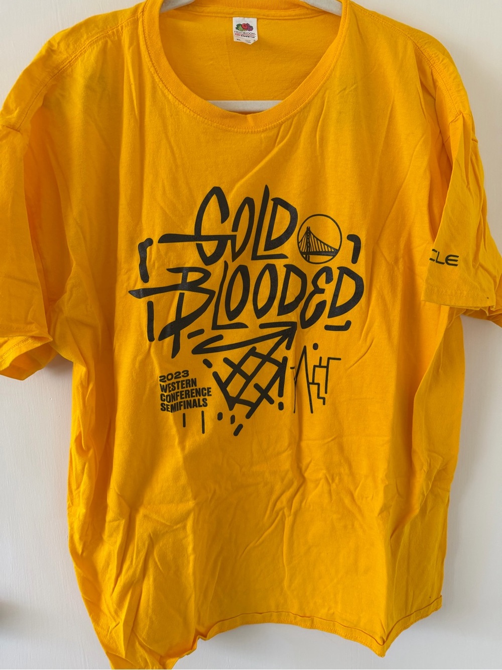 Fruit of the Loom "Gold Blooded" Yellow T-Shirt